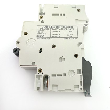 Wylex NSB06 B6 6A 6 Amp Black Clip MCB Circuit Breaker Type B